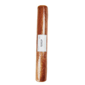 Premium Mesh Ribbon Adult's 21X30 Orange Floral Decor New Wreath Decoration